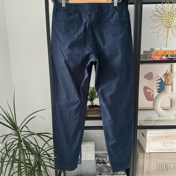 Theory Mayer Drawstring Precision Slim Fit Ponte Navy Ankle Pants Men’s Size 33 - Picture 4 of 10